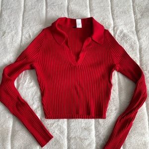Zara Thick Rib-knit Top
